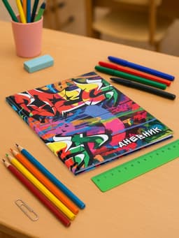 Дневник школьный для 1-11 классов, «Граффити», твёрдая обложка 7БЦ, глянцевая ламинация, 40 листов