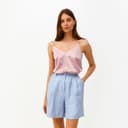 Шорты женские MINAKU: Enjoy, голубые, размер 42