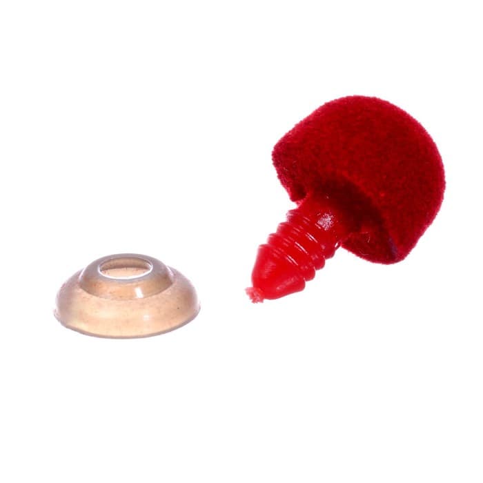 Носик винтовой с заглушкой, ворсистый, набор 7 шт., размер 1 шт.: 1.5 см