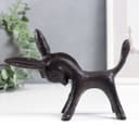 Фигурка чугун, подставка для колец «Ослик», 10×4×12.5 см