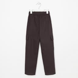 Брюки для мальчика MINAKU: Casual collection, коричневые, рост 140
