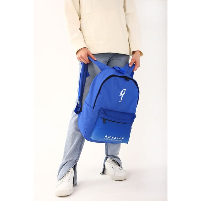 Рюкзак Putin team, 29×13×44 см, отд на молнии, н/карман, голубой