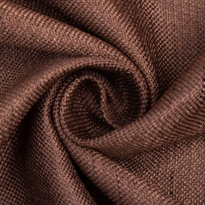 Штора портьерная «Этель. Классика», 130×300 см, коричневая