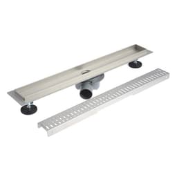 Трап линейный AFLORN AF20107-60, 600×70 мм, с фланцем своб. вращения 360°, нерж. сталь