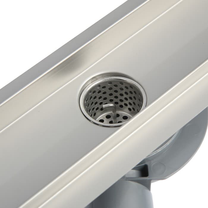 Трап линейный AFLORN AF20107-60, 600×70 мм, с фланцем своб. вращения 360°, нерж. сталь