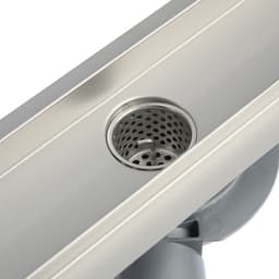 Трап линейный AFLORN AF20107-60, 600×70 мм, с фланцем своб. вращения 360°, нерж. сталь