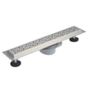 Трап линейный AFLORN AF20307-50, 500×70 мм, с фланцем своб. вращения 360°, нерж. сталь