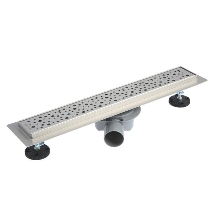 Трап линейный AFLORN AF20307-50, 500×70 мм, с фланцем своб. вращения 360°, нерж. сталь