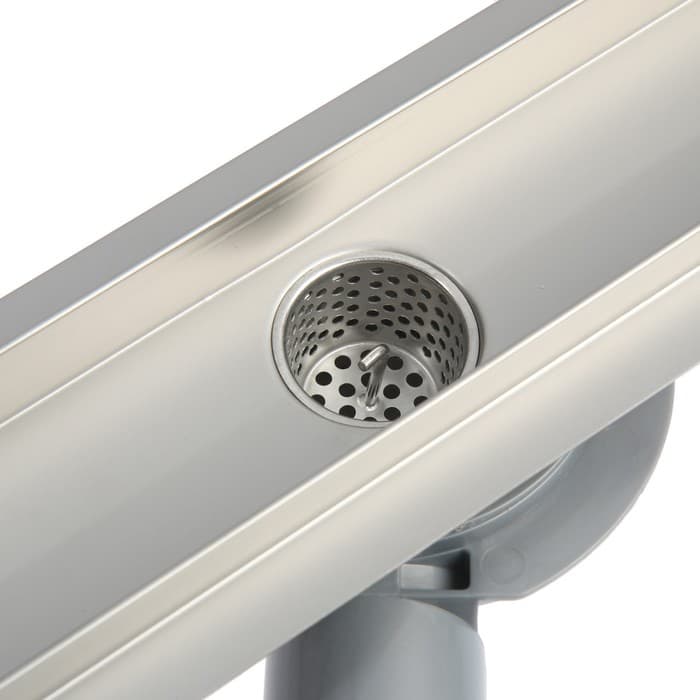 Трап линейный AFLORN AF20307-50, 500×70 мм, с фланцем своб. вращения 360°, нерж. сталь