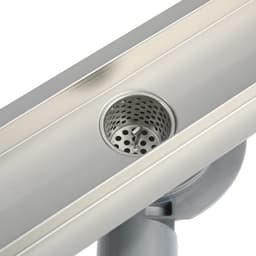 Трап линейный AFLORN AF20307-50, 500×70 мм, с фланцем своб. вращения 360°, нерж. сталь