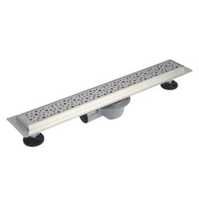 Трап линейный AFLORN AF20307-60, 600×70 мм, с фланцем своб. вращения 360°, нерж. сталь