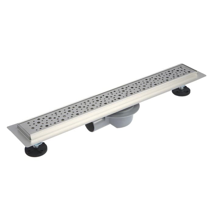 Трап линейный AFLORN AF20307-60, 600×70 мм, с фланцем своб. вращения 360°, нерж. сталь