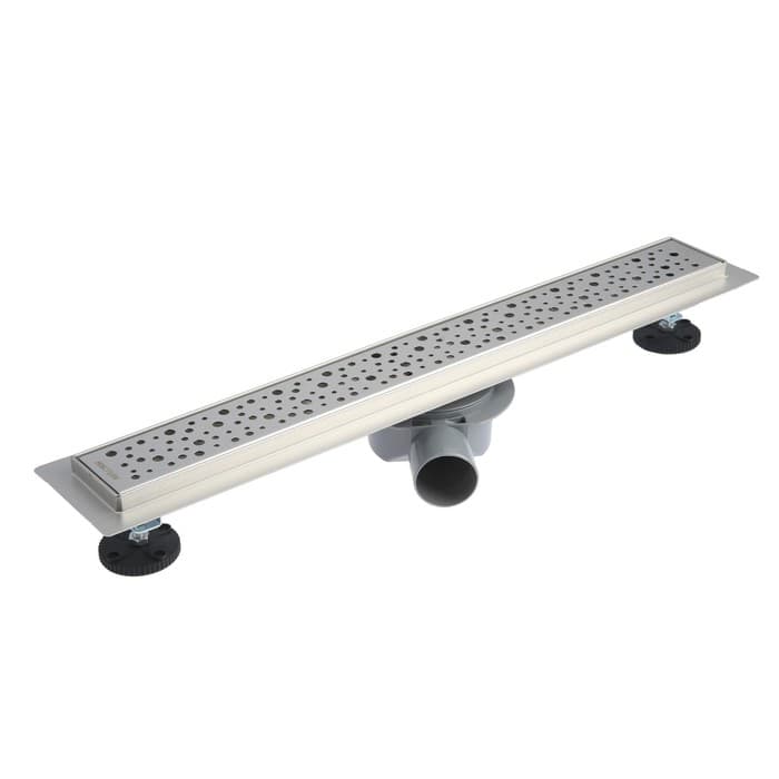 Трап линейный AFLORN AF20307-60, 600×70 мм, с фланцем своб. вращения 360°, нерж. сталь