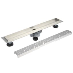 Трап линейный AFLORN AF20307-60, 600×70 мм, с фланцем своб. вращения 360°, нерж. сталь