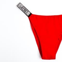 Комплект нижнего белья женский (топ, трусы), красный МИКС, размер 46-48