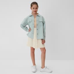 Рубашка для девочки MINAKU: Casual collection KIDS, цвет мятный, рост 122 см