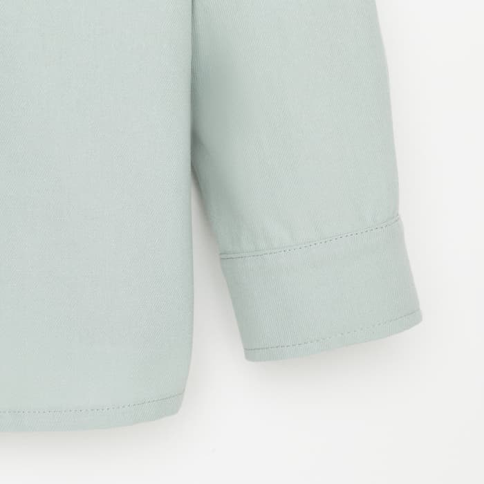 Рубашка для девочки MINAKU: Casual collection KIDS, цвет мятный, рост 128 см