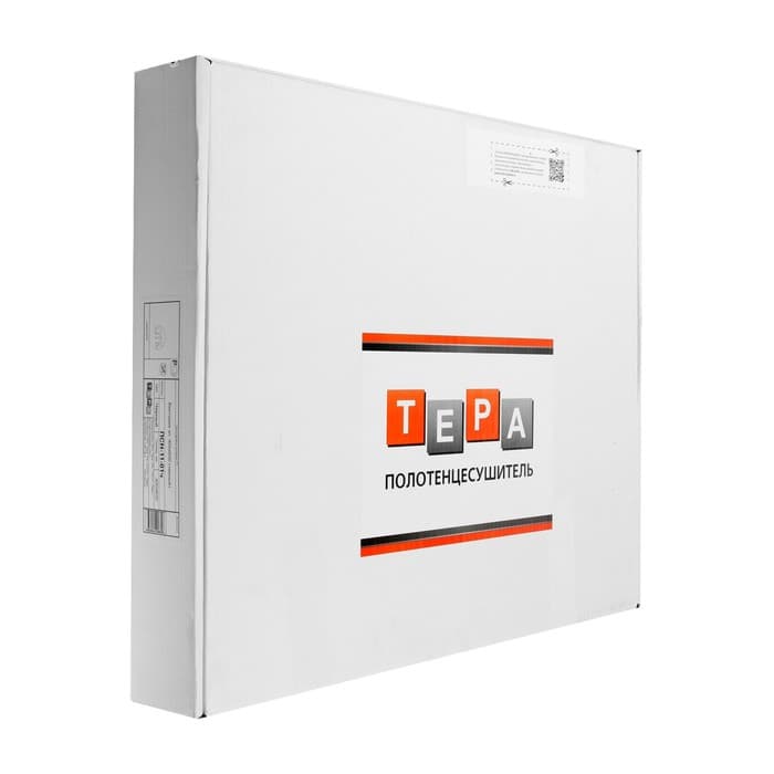 Полотенцесушитель электрический ТЕРА «Виктория», 400×600 мм, черный