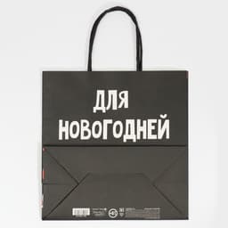 Пакет подарочный новогодний «Новогодняя суета», 22×22×11 см
