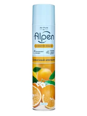 Освежитель воздуха Alpen, Солнечный апельсин, 300 мл