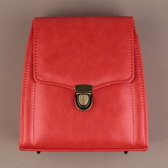 Застёжка для сумки, 4×3 см, цвет бронзовый