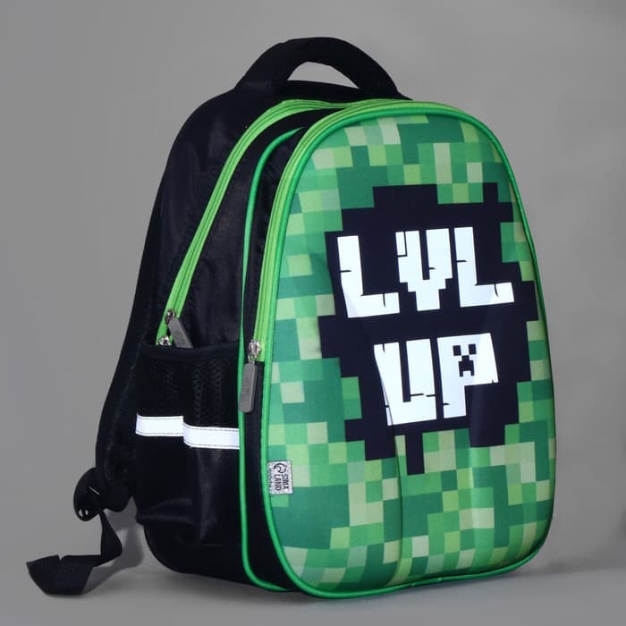 Рюкзак школьный, каркасный, 39×30×14 см «Тетрис»