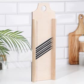 Шинковка, 3 лезвия, 43.5×15 см, дерево