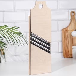 Шинковка, 3 лезвия, 43.5×15 см, дерево