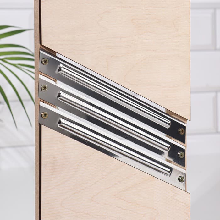 Шинковка, 3 лезвия, 43.5×15 см, дерево