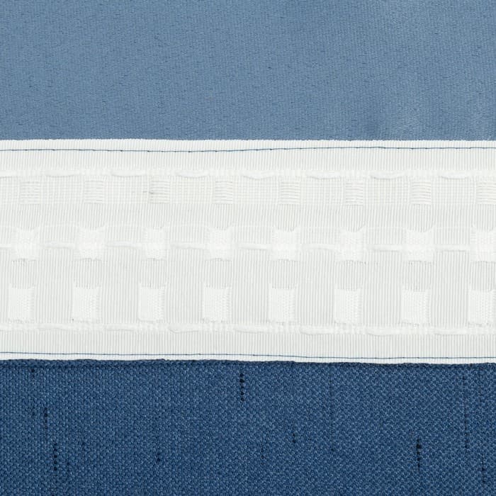 Штора портьерная «Этель. Классика», 130×300 см, синяя
