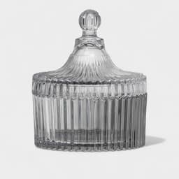 Сахарница Доляна «Царская», 250 мл, 10.5×13 см, стекло, серая