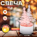 Свеча новогодняя светодиодная «Ёлочка»