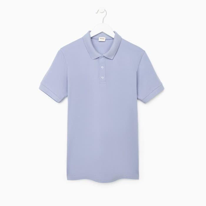 Футболка поло мужская MINAKU: Basic line, размер 44, серая