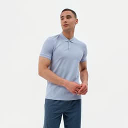 Футболка поло мужская MINAKU: Basic line, размер 46, серая