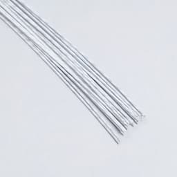 Флористическая проволока в бумажной оплётке «Белая», длина 36 см, 1.2 мм, набор 20 шт.