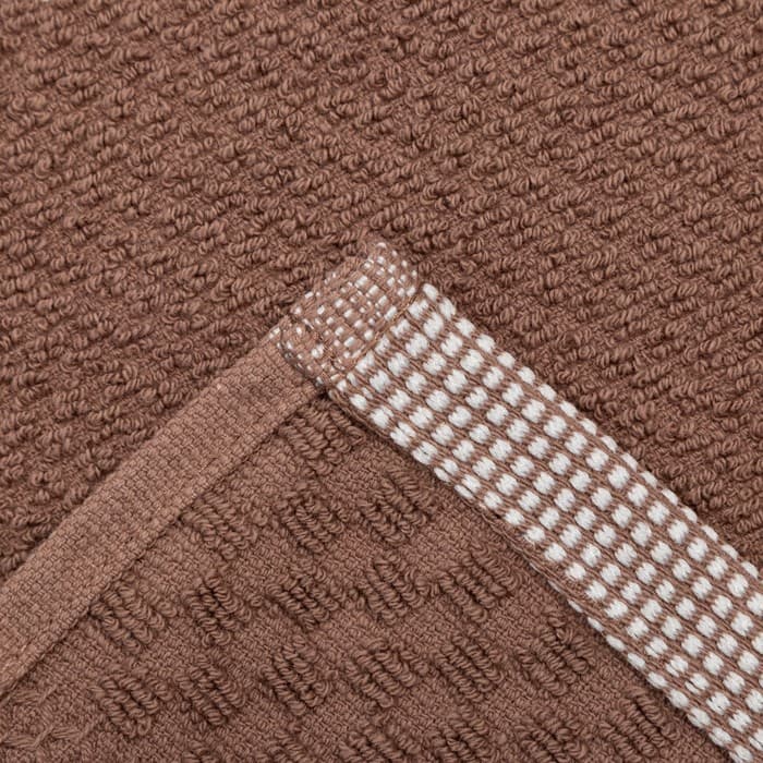 Полотенце махровое LoveLife Royal 70×140 см, 100% хлопок, 450 г/м², коричневое