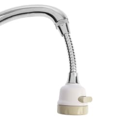 Аэратор ZEIN, регулировка потока, на гибком шланге, 170 мм, 3 режима, пластик, белый