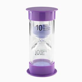 Часы песочные Happy time, на 10 минут, 12×5.5 см, сиреневые