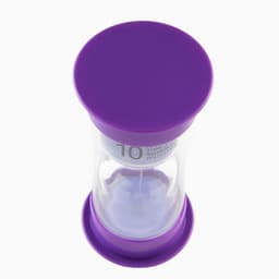 Часы песочные Happy time, на 10 минут, 12×5.5 см, сиреневые