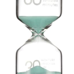 Песочные часы Happy time, на 30 минут, 12.5×4.5 см, бирюзовые