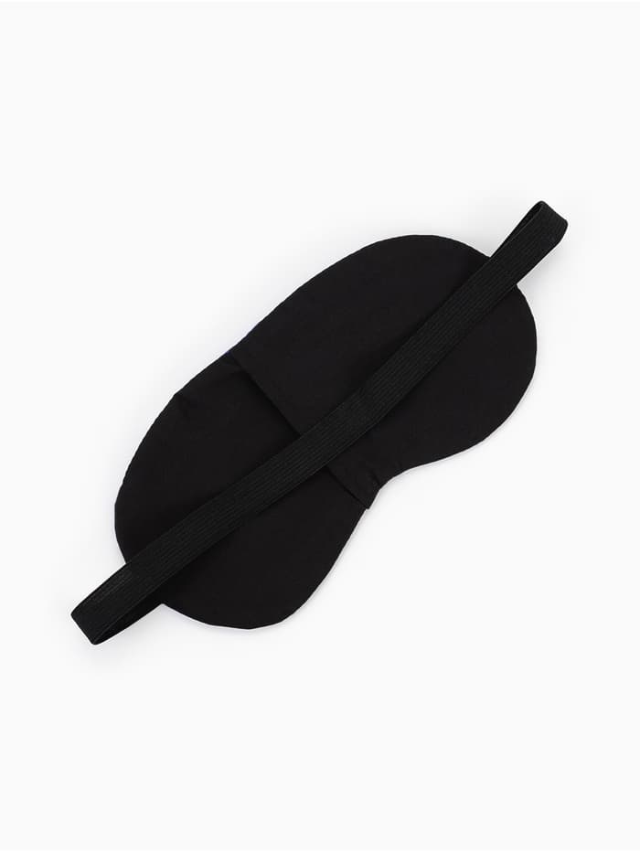 Маска для сна с гелевым вкладышем «Море», 19×10 см, резинка одинарная, голубая