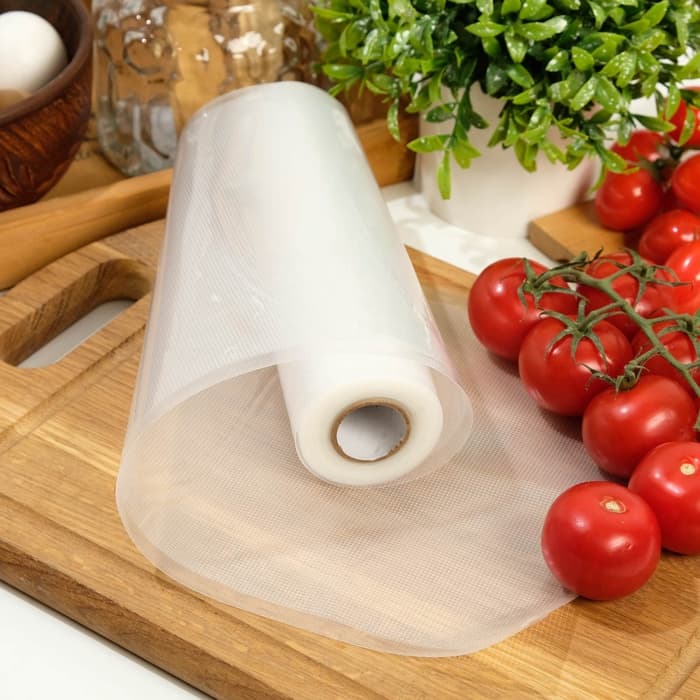 Пакеты для вакууматора, рифленые, в рулоне, 20×500 см