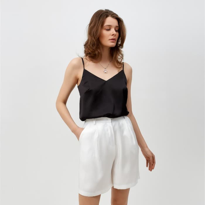 Шорты женские MINAKU: Enjoy, молочные, размер 42