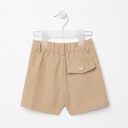 Шорты детские MINAKU: Cotton Collection, бежевые, рост 128 см