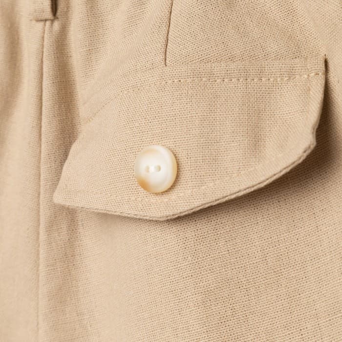 Шорты детские MINAKU: Cotton Collection, бежевые, рост 128 см