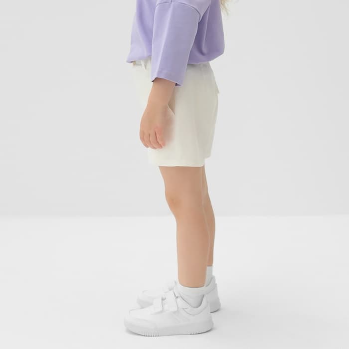 Шорты детские MINAKU: Cotton Collection, белые, рост 98 см