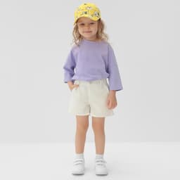 Шорты детские MINAKU: Cotton Collection, белые, рост 110 см