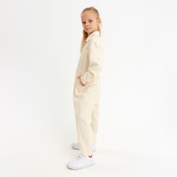Комбинезон для девочки MINAKU: Casual collection KIDS, бежевый, рост 122 см