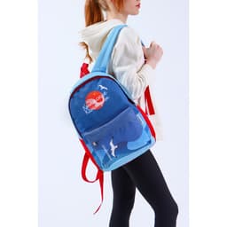 Рюкзак «Крым» Putin team, 29×13×44 см, отд на молнии, н/карман, голубой