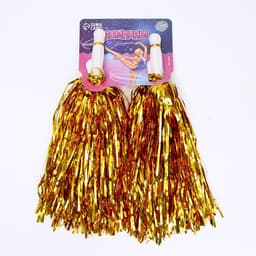 Помпоны для чирлидинга 2 шт., золотые